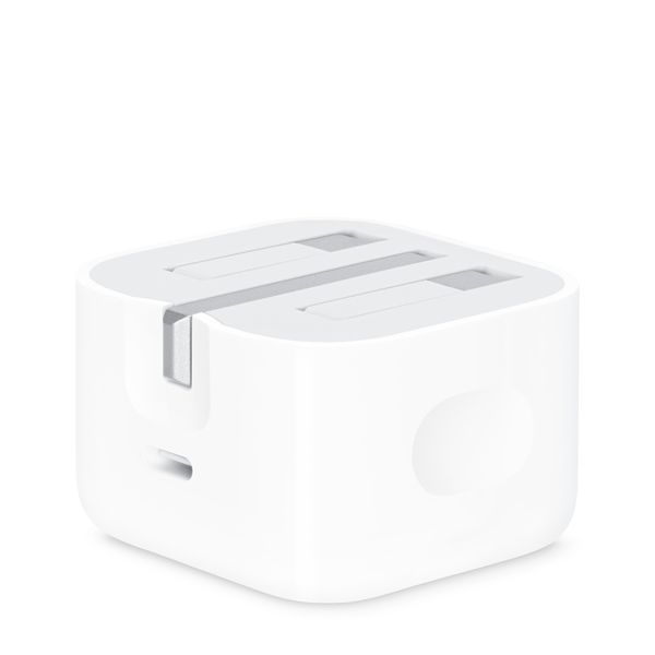 Apple USB-C-Netzteil 20W – Typ G – Stecker für Großbritannien – Weiß