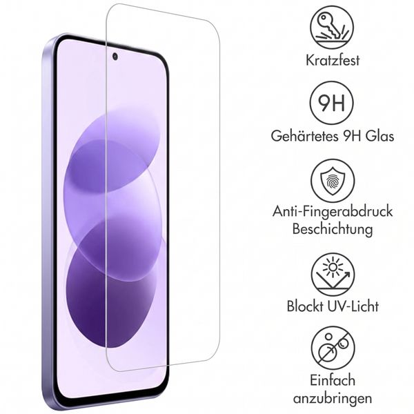 Accezz Screen Protector aus gehärtetem Glas OnePlus Nord 6
