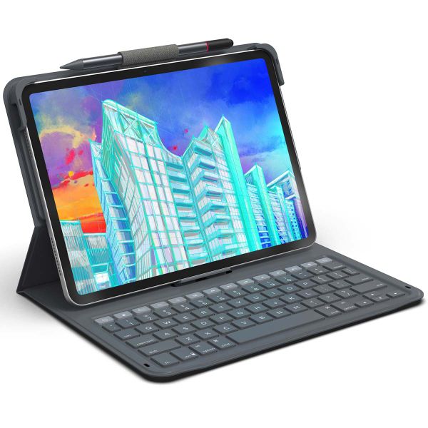 ZAGG Messenger Folio 2 Tastaturhülle Apple iPad 11 (2025) 11 Zoll A16 / iPad 10 (2022) 10.9 Zoll - QWERTY / NL - Charcoal Grey