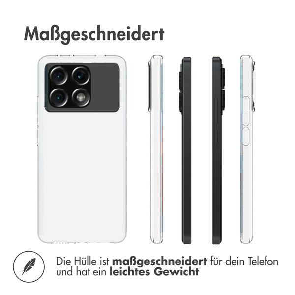 Accezz Clear TPU Backcover Xiaomi Poco X6 Pro - Transparent