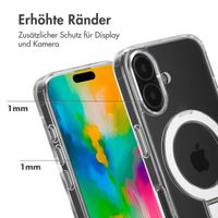 Accezz Ring Stand Backcover mit MagSafe Apple iPhone 16 - Transparent