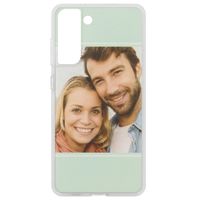 Gestalte deine eigene Clear Case Samsung Galaxy S21 FE - Transparent