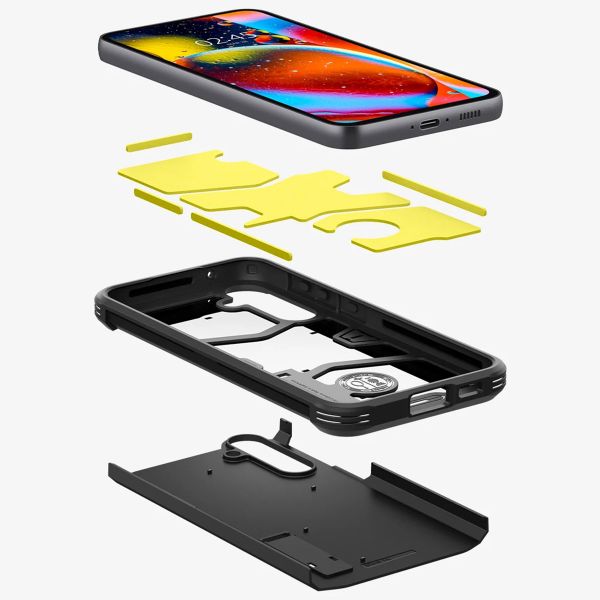Spigen Tough Armor Backcover Samsung Galaxy S23 FE - Schwarz