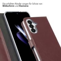 Selencia Echtleder Klapphülle Samsung Galaxy A36 / A56 - Braun