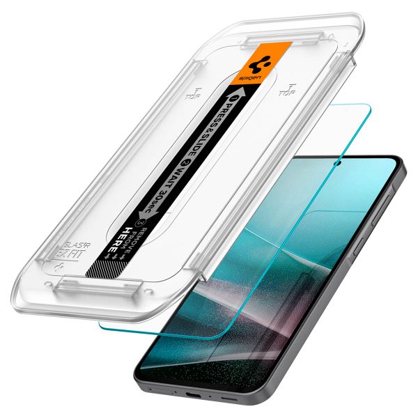 Spigen GLAStR Fit Displayschutzfolie 2er-Pack + Applicator Samsung Galaxy A36