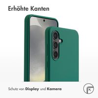 Accezz Liquid Silikoncase mit MagSafe Samsung Galaxy S24 FE - Forest Green