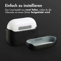 Accezz Echtleder Case  Apple Airpods 3 - Schwarz
