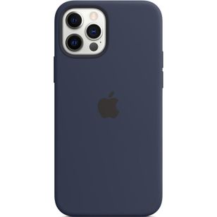 Apple Silikon-Case MagSafe Apple iPhone 12 (Pro) - Deep Navy