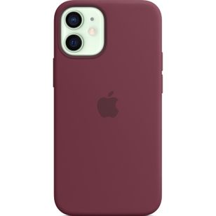 Apple Silikon-Case MagSafe Apple iPhone 12 Mini - Plum