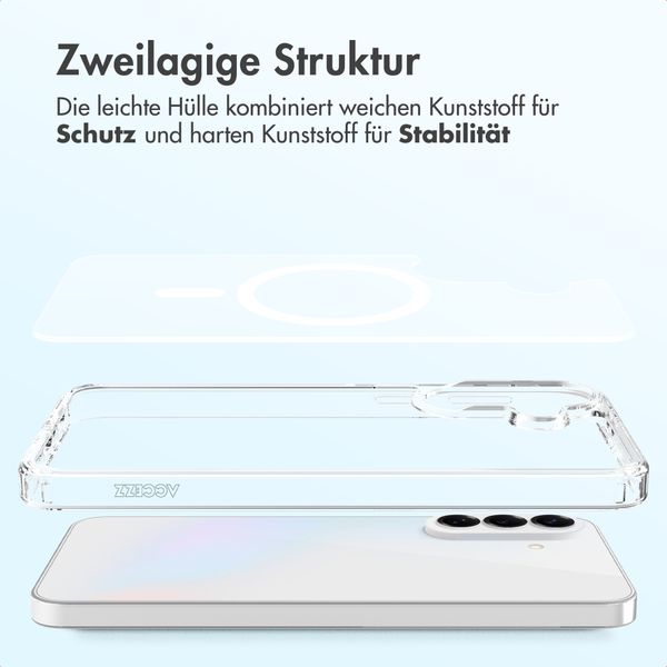 Accezz Xtreme Impact Backcover mit MagSafe Samsung Galaxy A37 (5G) - Transparent