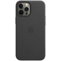 Apple Leder-Case MagSafe Apple iPhone 12 Pro Max - Schwarz