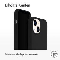 Accezz Liquid Silikoncase mit MagSafe Apple iPhone 14 / 13 - Schwarz