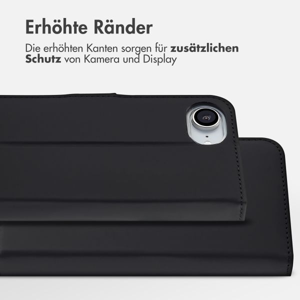 Accezz Wallet TPU Klapphülle Apple iPhone 17e / 16e - Schwarz