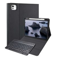 Accezz Bluetooth Keyboard Klapphülle Apple iPad Pro 11 (2025) M5 / (2024) M4 - QWERTY / NL - Schwarz