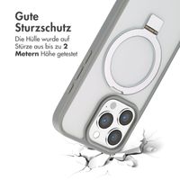Accezz Ring Stand Backcover mit MagSafe Apple iPhone 16 Pro - Grau