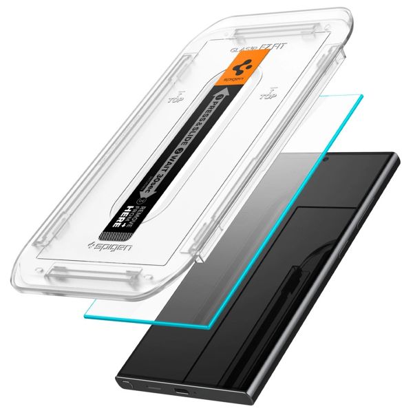 Spigen GLAStR Fit Displayschutzfolie 2er-Pack + Applicator Samsung Galaxy S24 Ultra