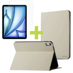 Accezz Classic Tablet Case Apple iPad 11 (2025) 11 Zoll A16 / iPad 10 (2022) 10.9 Zoll - Greige