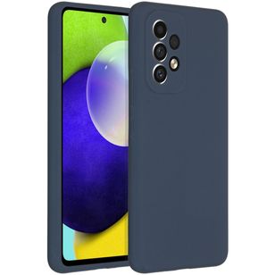 Accezz Liquid Silikoncase Samsung Galaxy A53 - Dunkelblau