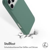 Accezz Liquid Silikoncase mit MagSafe Apple iPhone 17 Pro Max - Dunkelgrün