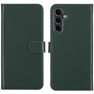 Selencia Echtleder Klapphülle Samsung Galaxy A16 - Grün