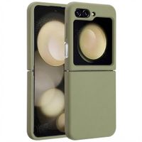 Accezz Liquid Silikoncase mit MagSafe Samsung Galaxy Z Flip 5 - Cooper Green
