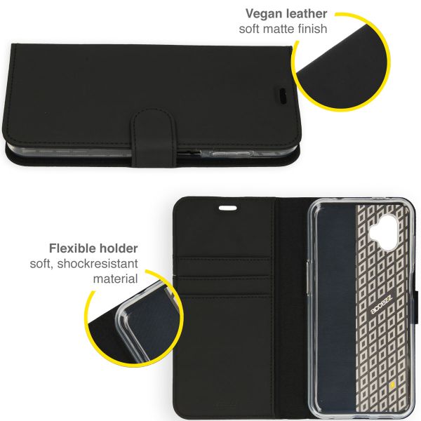 Accezz Wallet TPU Klapphülle Samsung Galaxy Xcover 6 Pro - Schwarz