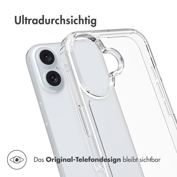 Accezz Xtreme Impact Case Apple iPhone 16 - Transparent