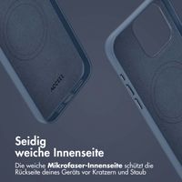 Accezz 2-in-1 Klapphülle aus Leder mit MagSafe Apple iPhone 15 Pro Max - Nightfall Blue