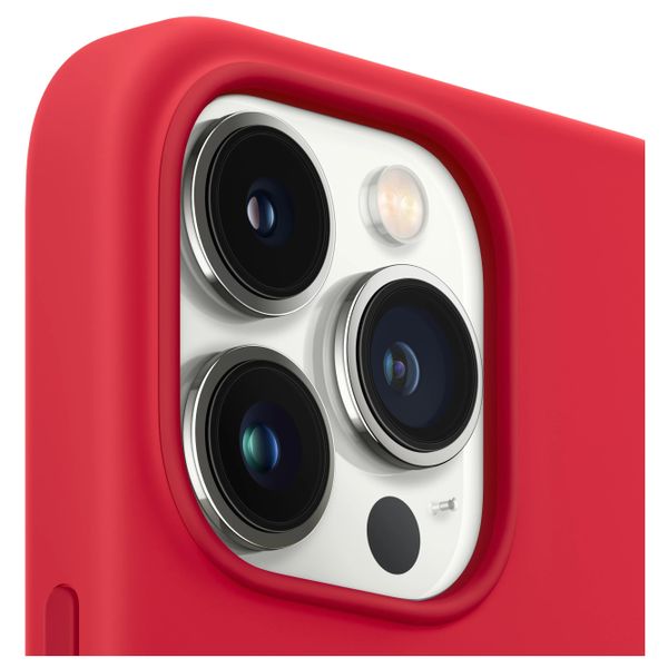 Apple Silikon-Case MagSafe Apple iPhone 13 Pro Max - (Product) Red