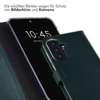 Selencia Echtleder Klapphülle Samsung Galaxy A57 (5G) - Grün