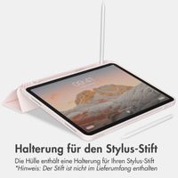 Accezz Smarte Klapphülle aus Silikon Apple iPad Air 11 Zoll (2026) M4 / (2025) M3 / (2024) M2 / Air 5 (2022) / Air 4 (2020) - Rosa