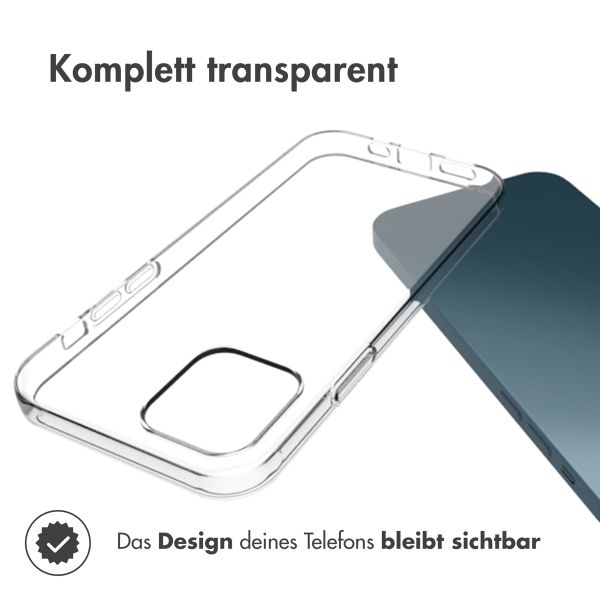 Accezz Clear TPU Backcover Apple iPhone 12 Pro Max - Transparent