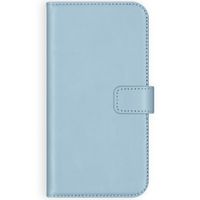 Selencia Echtleder Klapphülle Apple iPhone Xr - Air Blue