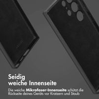 Accezz MagSafe Leather Backcover Samsung Galaxy S24 Ultra - Onyx Black
