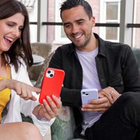 Accezz Liquid Silikoncase Samsung Galaxy S20 Ultra - Rot