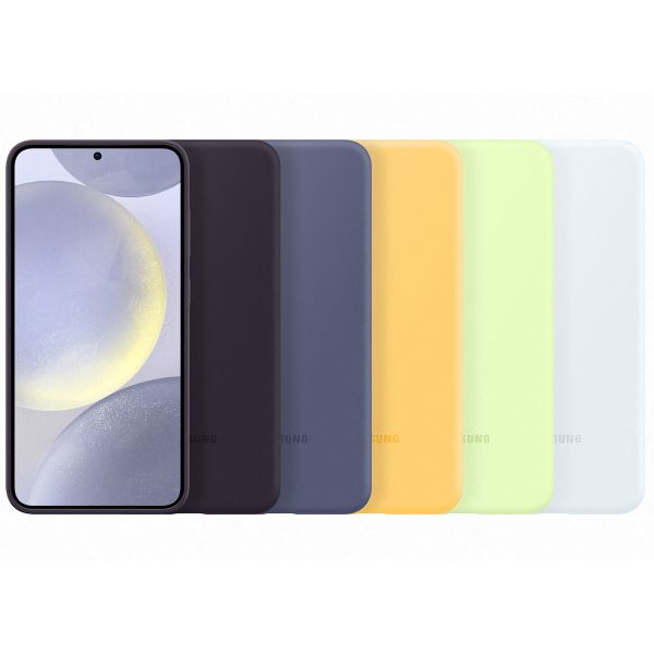 Samsung Original Silikon Cover Samsung Galaxy S24 Plus - White