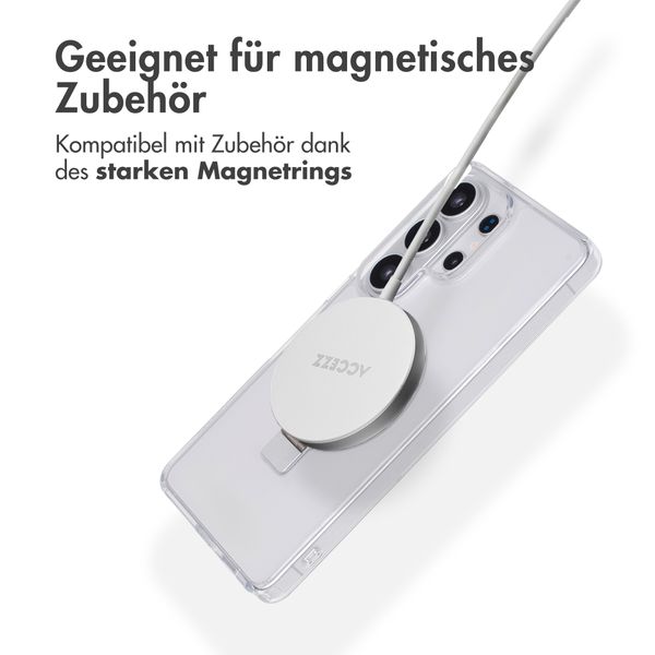 Accezz Ring Stand Backcover mit MagSafe Samsung Galaxy S26 Ultra - Transparent