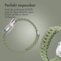 Accezz Ocean Armband für Apple Watch | 44/45/46/49 mm - Khaki