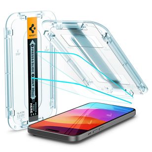 Spigen GLAStR Fit Displayschutzfolie 2er-Pack + Applicator Apple iPhone 16 Plus / 15 Plus