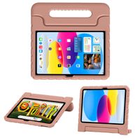Accezz SchutzHülle mit Handgriff kindersicher Apple iPad 11 (2025) 11 Zoll A16 / iPad 10 (2022) 10.9 Zoll - Dusty Pink