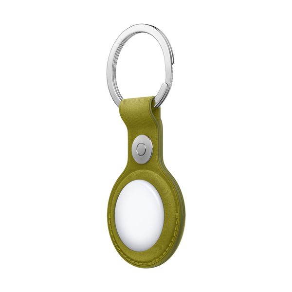 Apple AirTag Feingewebe Schlüsselanhänger - Chartreuse