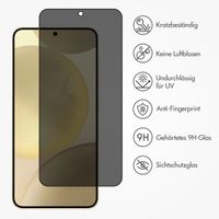 Accezz Privacy Displayschutz aus gehärtetem Glas Samsung Galaxy S25 Plus