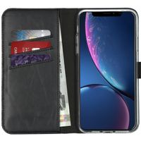 Selencia Echtleder Klapphülle Apple iPhone 11 Pro Max - Schwarz