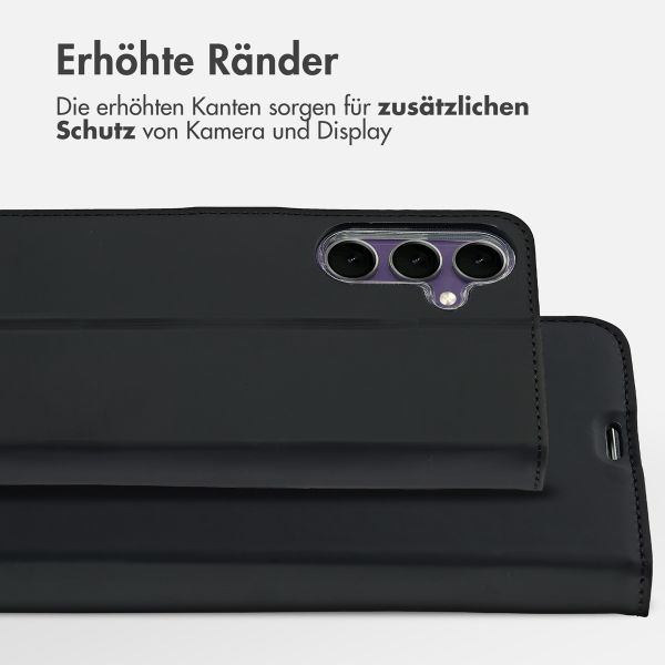 Accezz Wallet TPU Klapphülle Samsung Galaxy S24 FE - Schwarz