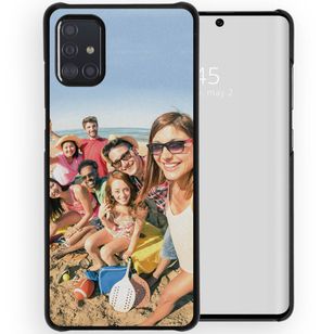 Gestalte deine eigene Hardcase Hülle Samsung Galaxy A51 - Schwarz