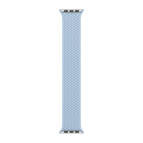 Apple Geflochtenes Solo Loop für  Apple Watch | 38/40/41/42 mm - Größe 3 - Light Blue