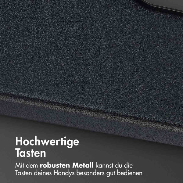 Accezz MagSafe Leather Backcover Samsung Galaxy A36 / A56 - Onyx Black