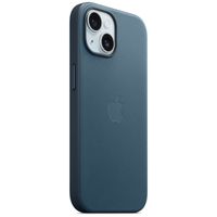 Apple FineWoven Back Cover MagSafe Apple iPhone 15 - Pacific Blue