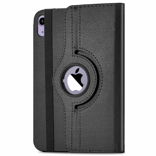 Accezz 360° drehbare Klapphülle Apple iPad 11 (2025) 11 Zoll A16 / iPad 10 (2022) 10.9 Zoll - Schwarz