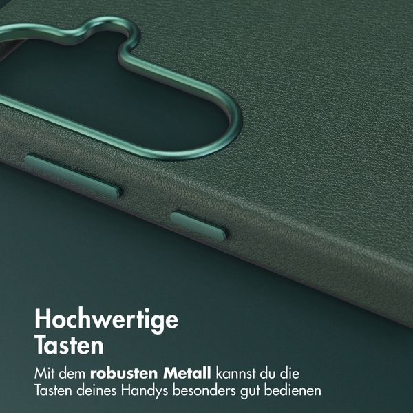 Accezz MagSafe Leather Backcover Samsung Galaxy S26 - Cedar Green